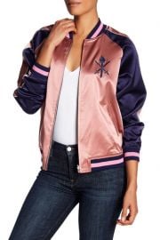 Opening Ceremony Reversible Silk Graphic Bomber Jacket at Nordstrom Rack